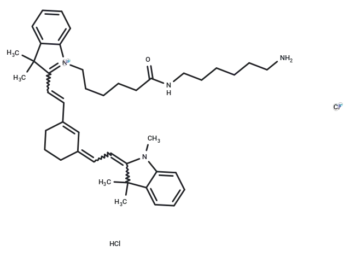 Cyanine 7-amine chloride hydrochloride