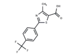 4-methyl-2-(4-(trifluoromethyl)phenyl)thiazole-5-carboxylic acid