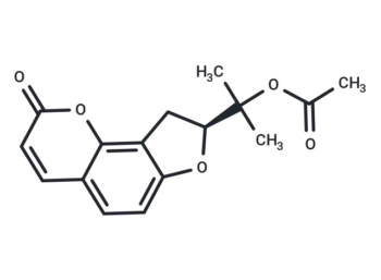 (+)-Columbianetin acetate