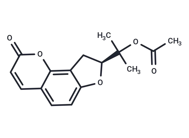 (+)-Columbianetin acetate