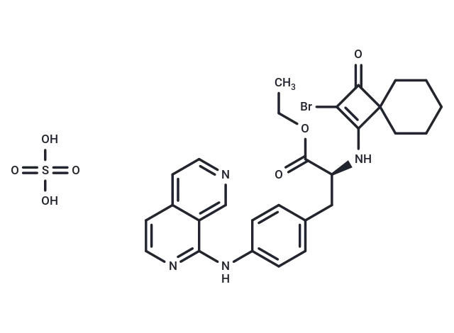 Zaurategrast ethyl ester sulfate