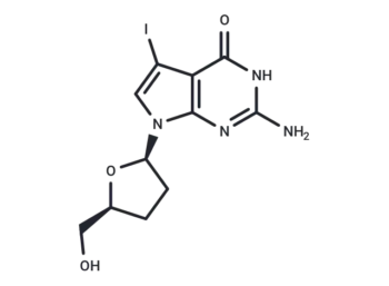 7-Iodo-2',3'-dideoxy-7-deaza-guanosine