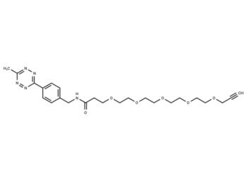 Methyltetrazine-amido-PEG5-alkyne
