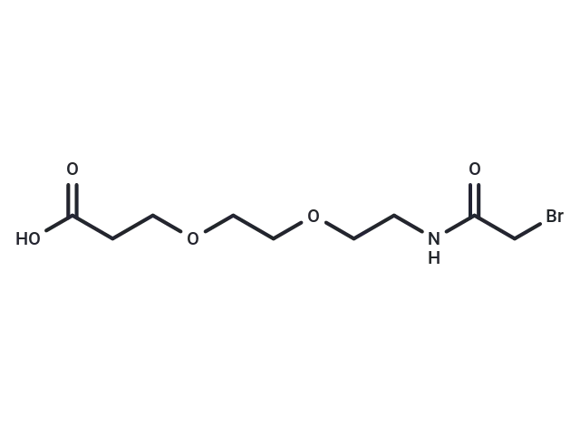Bromoacetamido-PEG2-C2-acid