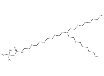 N-(Boc-PEG3)-N-bis(PEG2-alcohol)