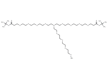 N-(Aminooxy-PEG3)-N-bis(PEG4-Boc)