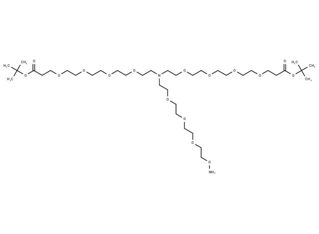N-(Aminooxy-PEG3)-N-bis(PEG4-Boc)