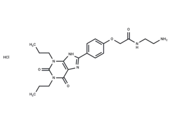 Xanthine amine congener hydrochloride