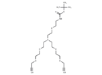 N-(Boc-PEG1)-N-bis(PEG2-propargyl)