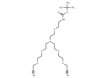 N-(Boc-PEG1)-N-bis(PEG2-propargyl)