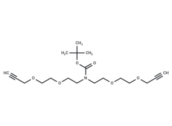 N-Boc-N-bis(PEG2-propargyl)