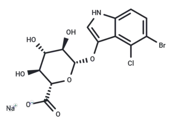 5-Bromo-4-chloro-3-indolyl-b-D-glucuronide sodium salt