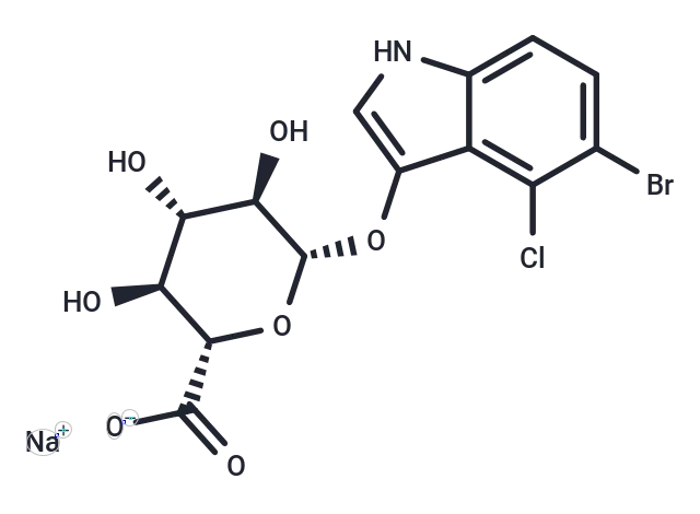 5-Bromo-4-chloro-3-indolyl-b-D-glucuronide sodium salt