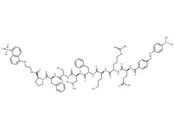 DABCYL-Glu-Arg-Nle-Phe-Leu-Ser-Phe-Pro-EDANS