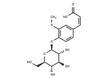 cis-Ferulic acid 4-O-β-D-glucopyranoside