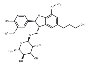 Dihydrodehydrodiconiferyl alcohol 9-O-α-L-rhamnopyranoside
