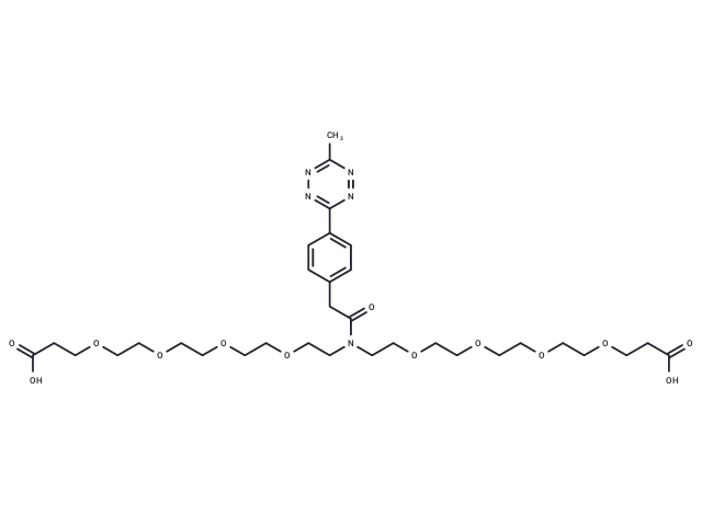 Methyltetrazine-amido-N-bis(PEG4-acid)