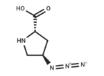 (2S,4R)-H-L-Pro(4-N3)-OH 1 (2S