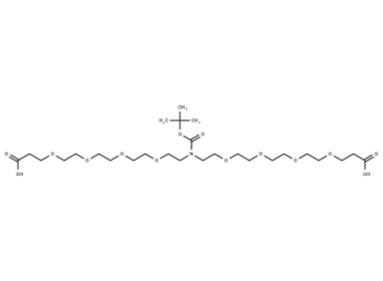 N-Boc-N-bis(PEG4-acid)