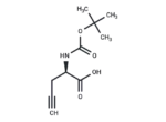 (R)-2-((tert-Butoxycarbonyl)amino)pent-4-ynoic acid