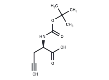 (R)-2-((tert-Butoxycarbonyl)amino)pent-4-ynoic acid