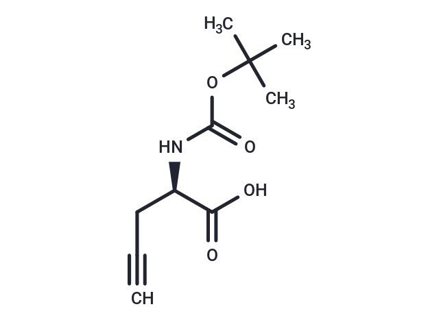 (R)-2-((tert-Butoxycarbonyl)amino)pent-4-ynoic acid