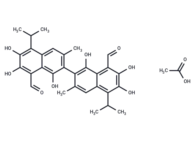 (S)-Gossypol acetic acid