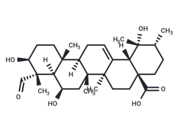 3,6,19-Trihydroxy-23-oxo-12-ursen-28-oic acid