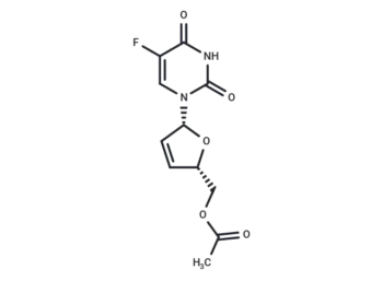 5'-O-Acetyl-2',3'-dideoxy-2',3'-didehydro-5-fluoro-uridine