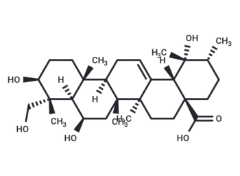 3,6,19,23-Tetrahydroxy-12-ursen-28-oic acid