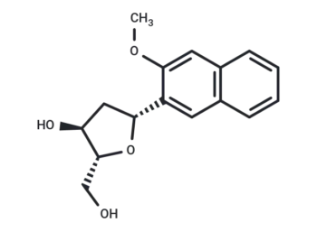 1-b-D-(3-Methoxy naphthalen-2-yl)-2'-deoxyriboside; 1,4-Anhydro-2-deoxy-1-C-(3-methoxy)-naphthalenyl)-D-erythro-pentitol
