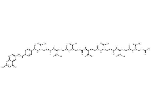Pteroylhexaglutamylglutamic acid