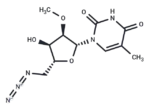 5'-Azido-5'-deoxy-2'-O-methyl-5-methyluridine 1 5′-Azido-5′-deoxy-2′-O-methyl-5-methyluridine