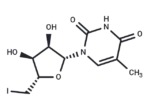 5′-Deoxy-5′-iodo-5-methyluridine