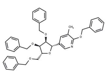 5-(2,3,5-Tri-O-benzyl-beta-D-ribofuranosyl)-3-methyl-2-benzyloxypyridine