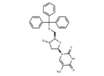 5'-O-Triphenylmethyl-3'-deoxy-3'-chlorothymidine 1 5′-O-Triphenylmethyl-3′-deoxy-3′-chlorothymidine