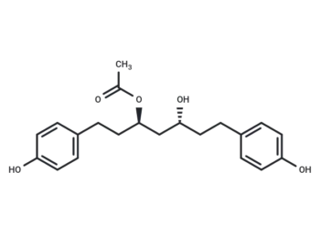 5-Hydroxy-1,7-bis(4-hydroxyphenyl)heptan-3-yl acetate