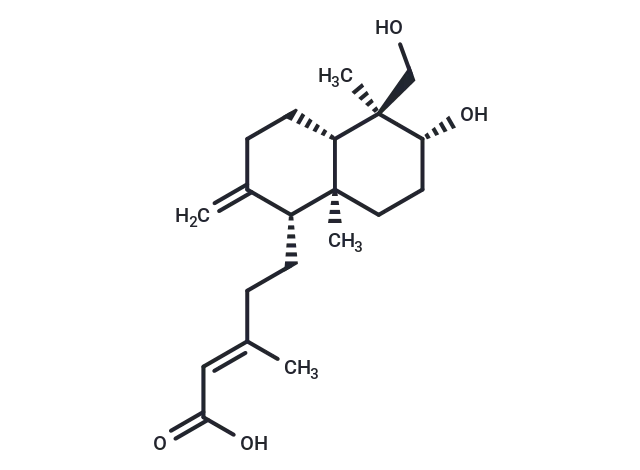 ent-3beta ent-3beta,18-Dihydroxylabda-8(17),13E-dien-15-oic acid