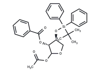 1-O-Acetyl-2-O-benzoyl-3-O-tert-butyldiphenylsilyl-L-threofuranose