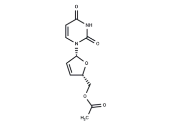 5'-O-Acetyl-2',3'-dideoxy-2',3'-didehydro-uridine