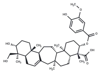 3β-Vanilloyloxy-21β,29-dihydroxyserrat-14-en-24-oic acid