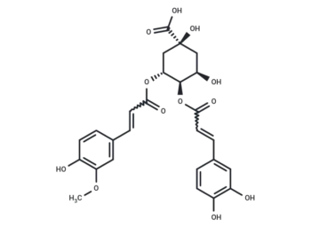 3-Feruloyl-4-caffeoylquinic acid