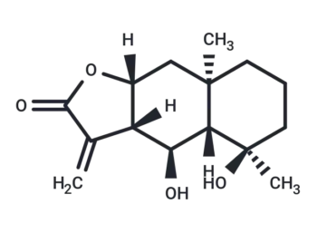 4|A,6|A-Dihydroxyeudesm-11(13)-en-12,8|A-olide