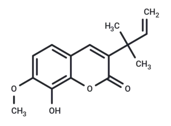 3-(1,1-Dimethylallyl)-8-hydroxy-7-methoxycoumarin