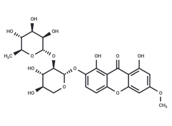 Swertianin 2-O-α-L-rhamnopyranosyl-(1→2)-β-D-xylopyranoside