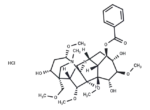 Benzoylmesaconine hydrochloride