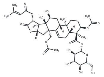 3α,30-Diacetoxy-12α-hydroxy-23-oxoeupha-7,24-dien-21,16β-olid-28-oic acid 28-O-β-D-glucopyranosyl ester