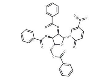 1-(2,3,5-Tribenzoyl-b-D-ribofuranosyl)-5-nitropyridine-2(1H)-one