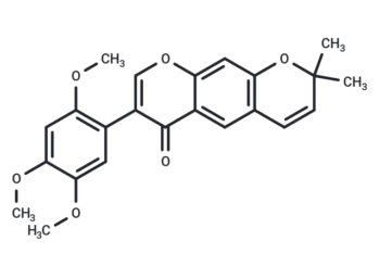 2',4',5'-Trimethoxy-2'',2''-dimethylpyrano[5'',6'':6,7]isoflavone
