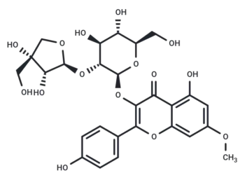 Rhamnocitrin 3-apiosyl-(1â2)-glucoside